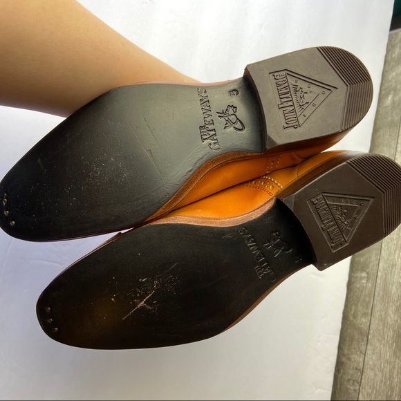 John Fluevog Brandenburg capped toe brogue shoes - Picture 6 of 8